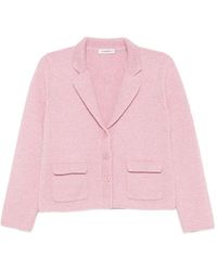 Kangra - Veste En Maille À Revers Crantés - Lyst