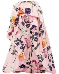 LEO LIN - Fiorella Embellished Voluminous Skirt - Lyst