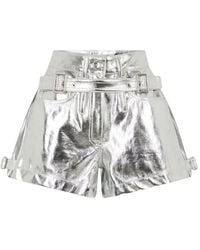 Rabanne - Belted Shorts - Lyst