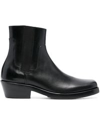 Raf Simons - 45Mm Block-Heel Ankle Boots - Lyst