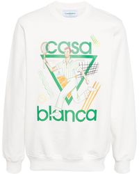 Casablancabrand - Le Jeu Organic-cotton Sweatshirt - Lyst