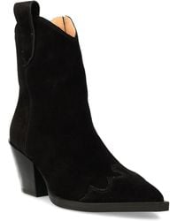 COPENHAGEN - Cph238 Suede Pointed-Toe Zip Boots - Lyst