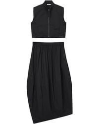 B+ AB - Asymmetrische Top En Rok Met Rits - Lyst