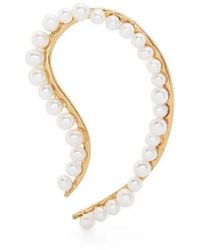 Beatriz Palacios - Bandage Pearl-Embellished Single Earring - Lyst