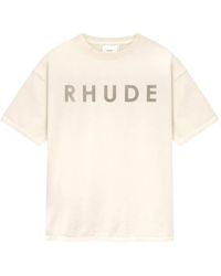 Rhude - T-Shirt Im Distressed-Look - Lyst