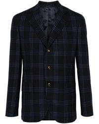 Eleventy - Checkered Blazer - Lyst