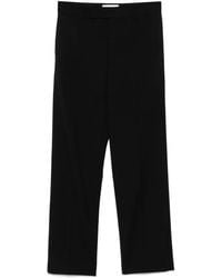 Marine Serre - Virgin Wool Twill Pleated Trousers - Lyst