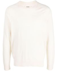 Zadig & Voltaire - Thomaso Logo-intarsia Knitted Jumper - Lyst