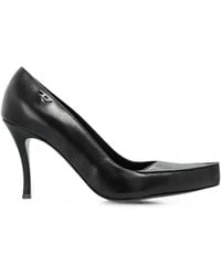 DIESEL - Pointed-Toe Stiletto Silk-Nylon Blend Pumps - Lyst