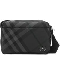 Burberry - Karierte Kuriertasche - Lyst