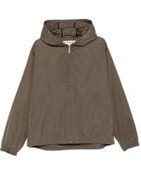 Marni - Giacca Con Cappuccio E Zip - Lyst