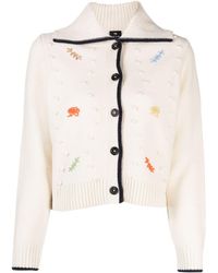 PS by Paul Smith - Cardigan con ricamo - Lyst