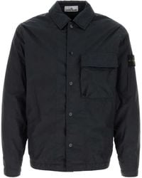 Stone Island - Painted Nylon Overshirt - Lyst