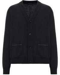 Roberto Collina - Wool V-Neck Cardigan - Lyst
