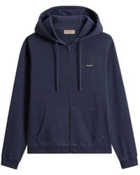 Woolrich - Logo-Print Zip-Up Hoodie - Lyst