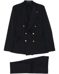 Tagliatore - Double-Breasted Buttoned Suit - Lyst