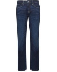 7 For All Mankind - Button-Fastening Jeans - Lyst