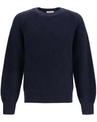 Piacenza Cashmere - Crew-Neck Ribbed-Trim Sweater - Lyst