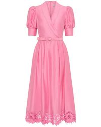 Rebecca Vallance - Petalite Midi Dress - Lyst