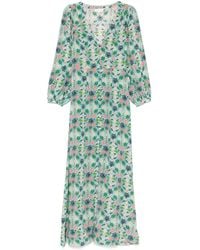 Muzungu Sisters - Robe Longue À Fleurs - Lyst