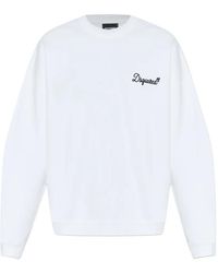 DSquared² - Sweatshirt With Embroidered Logo - Lyst