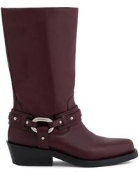 Rabanne - Xl Link Biker Boots - Lyst