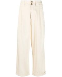 Woolrich - High-Waisted Tailored Trousers - Lyst