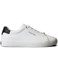 Calvin Klein - Embossed-Logo Sneakers - Lyst