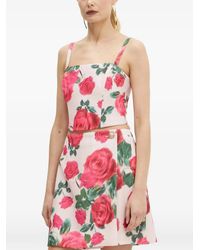Guess - Floral-Print Strap Top - Lyst