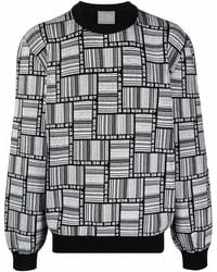 VTMNTS - Crew Neck Patterned Jumper - Lyst