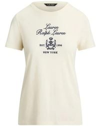 Ralph Lauren - Logo-Print T-Shirt - Lyst