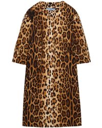 Prada - Jas Met Dierenprint - Lyst