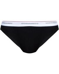 DSquared² - Logo-Waistband Briefs - Lyst