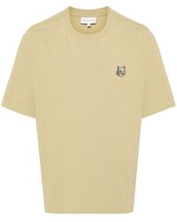 Maison Kitsuné - T-shirt Met Patch - Lyst