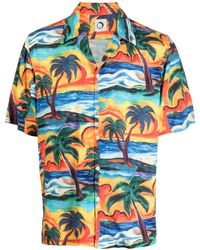 Endless Joy - Camisa EcoVero con motivo de atardecer - Lyst