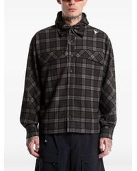ROA - Camisa Logger A Cuadros Con Capucha - Lyst