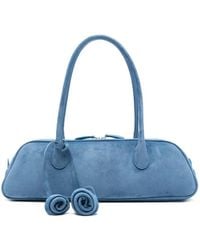Magda Butrym - Brigitte Trapeze Suede Shoulder Bag - Lyst