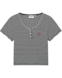 Chocoolate - Striped Logo T-Shirt - Lyst