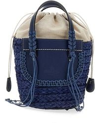 CUBA LAB - Habanera Woven Top Handle Bucket Bag - Lyst