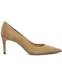 Stuart Weitzman - Spitze Pumps Aus Wildleder - Lyst