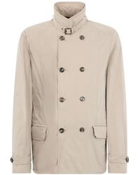 Moorer - Button Double-Breasted Jacket - Lyst