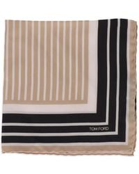 Tom Ford - Gestreiftes Einstecktuck - Lyst
