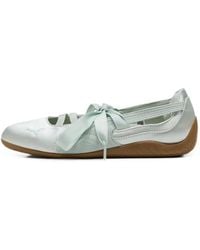 PUMA - Speedcat Satin Ballet Flats - Lyst