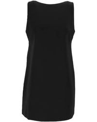 ELEH - Bow-Detail Open-Back Mini Dress - Lyst