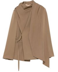 Christian Wijnants - Asymmetrischer Wollmantel - Lyst