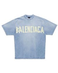 Balenciaga - Tape Type Cotton T-shirt - Lyst