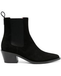 Gianvito Rossi - Wylie 45mm Suede Boots - Lyst