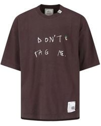 Maison Mihara Yasuhiro - Don'T Tag Me. Printed T- Shirt - Lyst