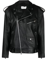 ARMARIUM - Lena Zip-up Leather Jacket - Lyst
