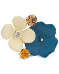 Marni - Emaillierter Ring Mit Strass - Lyst